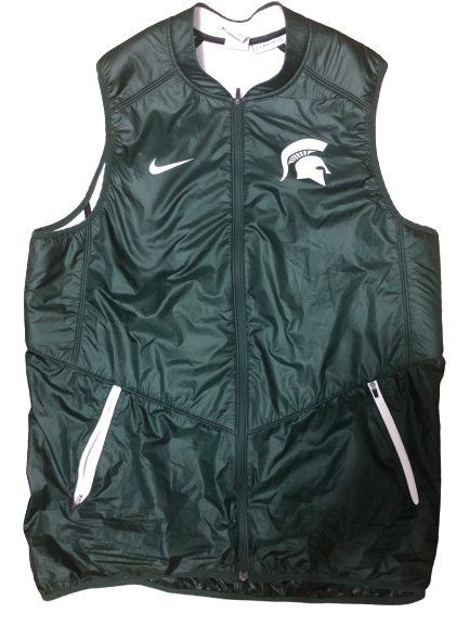 Kyle Ahrens Michigan State Warm Up Vest (Size XL)