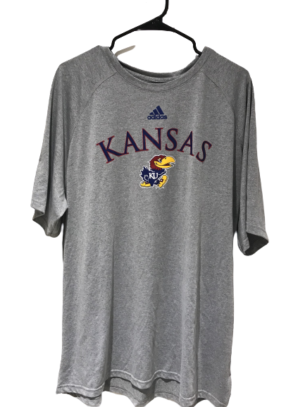 Grey Kansas Adidas T-Shirt