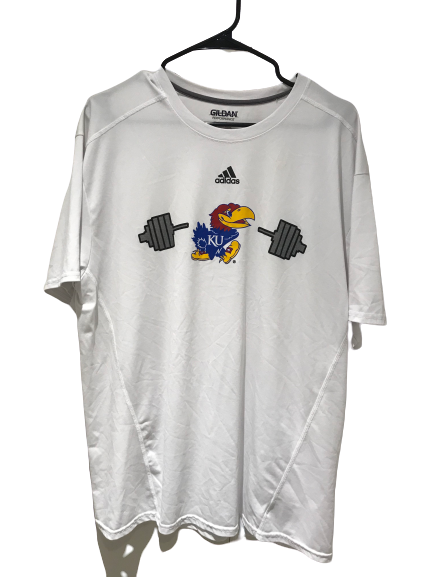 Kansas Jayhawks Weightlifting T-Shirt