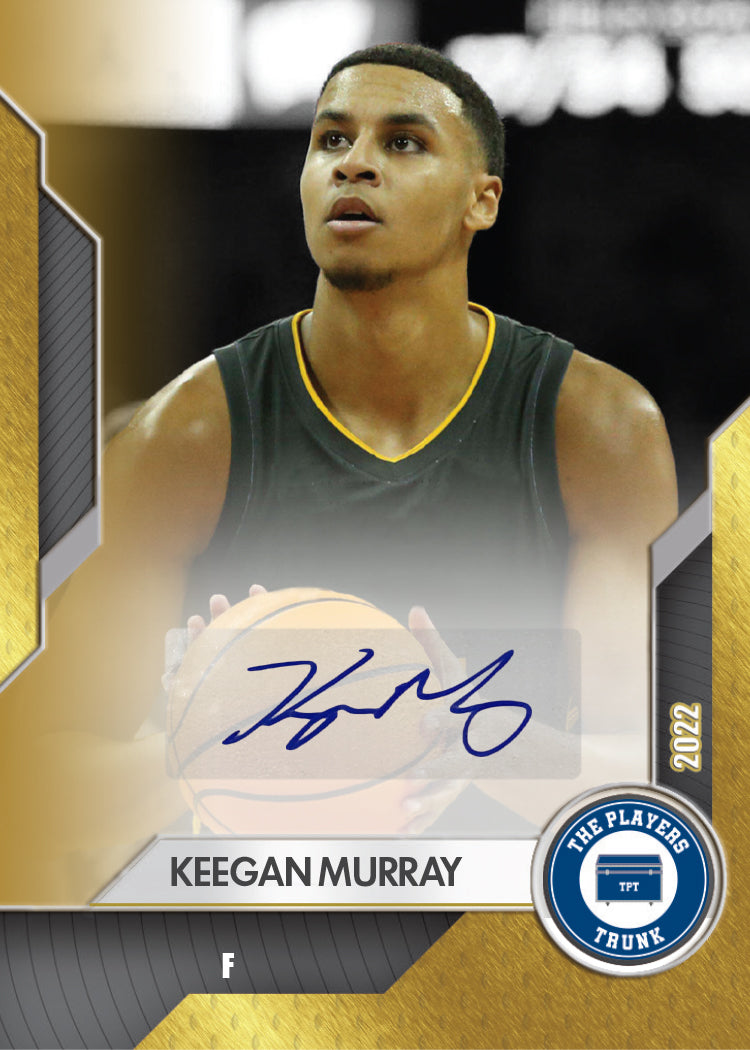 Keegan Murray SIGNED Limited Gold Variation 1st Edition 2022 Trading Card (