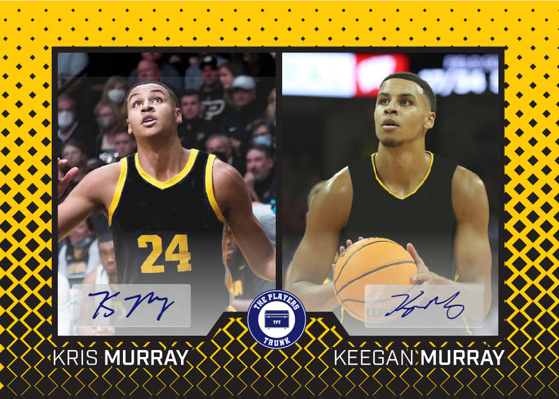 Keegan Murray & Kris Murray Dual SIGNED 1st Edition 2022 Trading Card *RARE* Color Match (