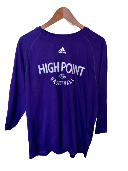 Jamal Wright High Point Basketball Long Sleeve Shirt (Size M)