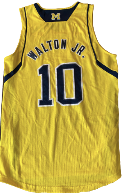 Derrick Walton Jr. Michigan Basketball 2014-2015 Game Worn Jersey