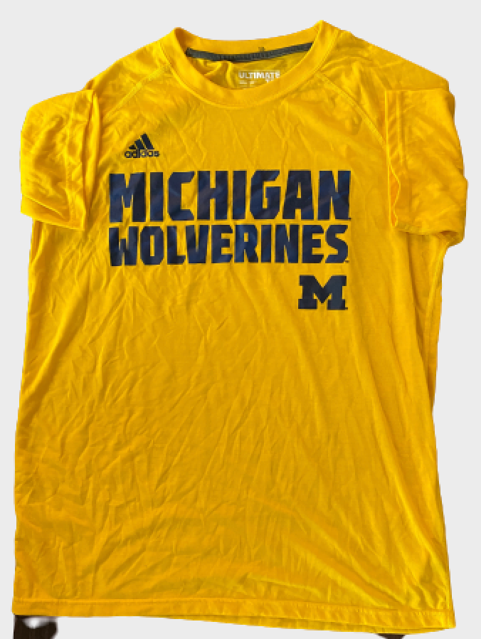 Derrick Walton Jr. Michigan Team Issued T-Shirt (Size L)