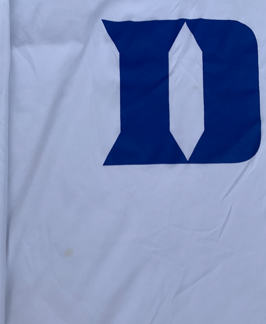Lynee Belton Duke Team Issued Long Sleeve Game Warm-Up Shirt (Size L)