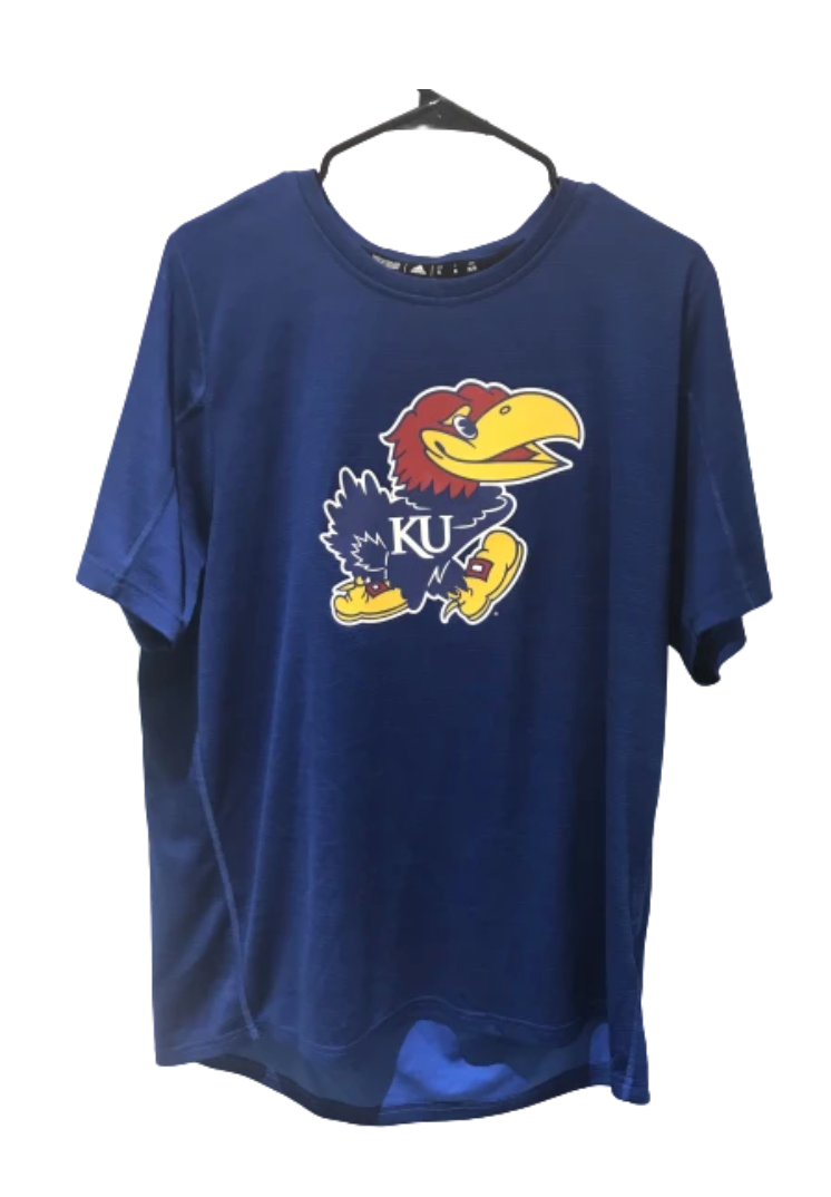 Lot of (2) Kansas Team Issued Workout Shirts (Size XL)
