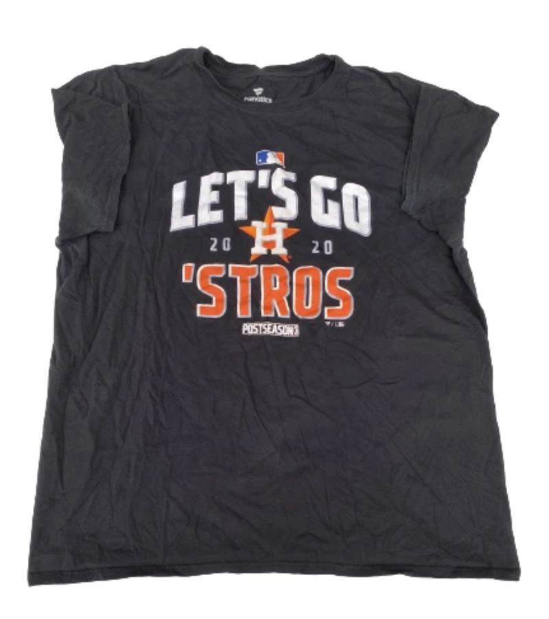 Nick Tanielu (2) Houston Astros 2020 Postseason T-Shirts (Size XL)
