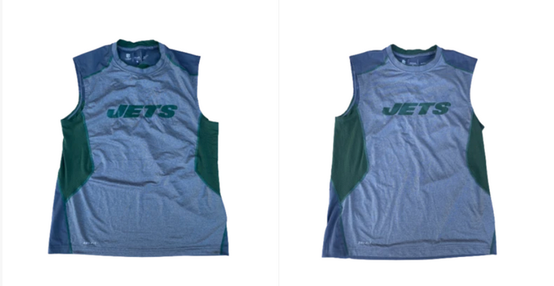 Dylan Haines New York Jets Set of (2) Team Issued Workout Tank (Size L)