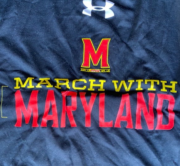 Kaila Charles Maryland Basketball Long Sleeve Shirt (Size M)