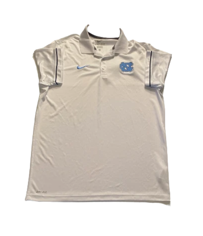 Myles Wolfolk Set of (2) North Carolina Polo Shirts (Size L)