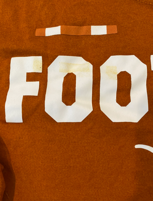 Tim Yoder Texas Football Team Issued Long Sleeve Shirt (Size XL)