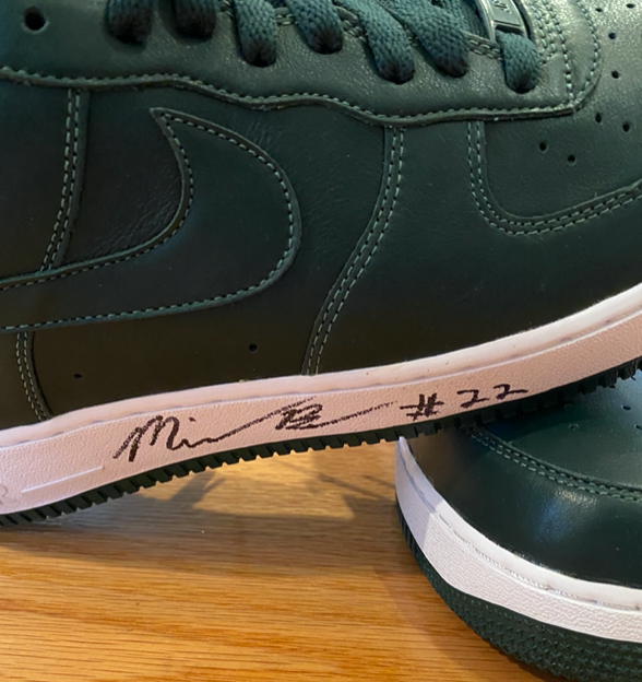 Miles Bridges Michigan State SIGNED Player Exclusive Air Force 1&