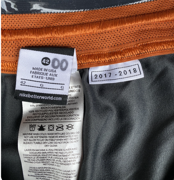 James Banks 2017-2018 Game Worn Shorts (Size 42)