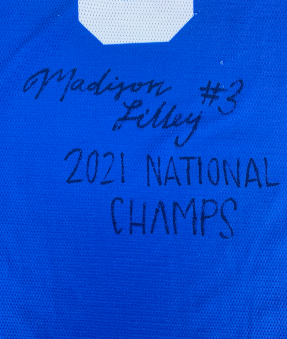 Madison Lilley Kentucky Volleyball SIGNED GAME WORN Jersey