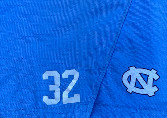 Luke Maye North Carolina Basketball Exclusive Practice Shorts with Number (Size XL)