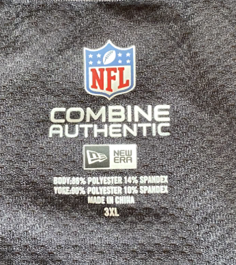 Rashawn Slater NFL Combine Workout Shirt (Size 3XL)
