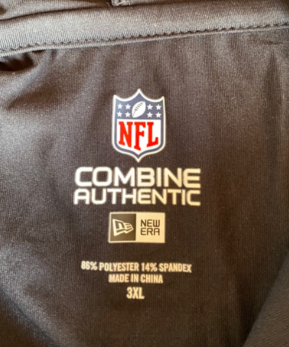 Rashawn Slater NFL Combine Short-Sleeve Performance Hoodie (Size 3XL)