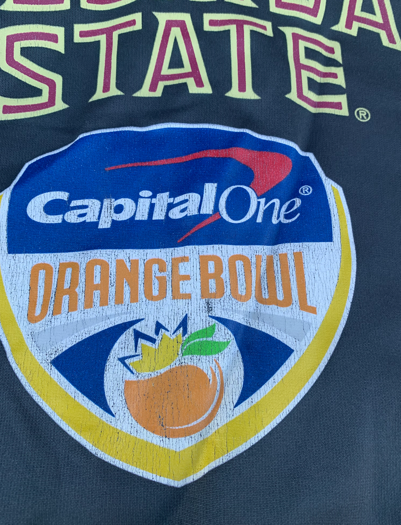 Baveon Johnson Florida State Football Exclusive Orange Bowl Sweatshirt (Size 3XL)