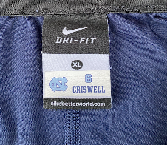 Patrice Rene North Carolina Football Team Issued Workout Shorts (Size XL)