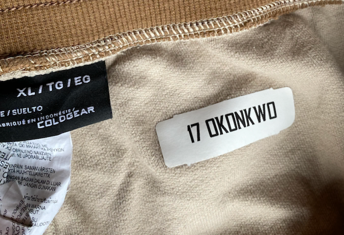Chigoziem Okonkwo Maryland Football Player Exclusive Sweatpants (Size XL)