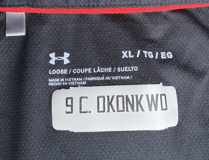 Chigoziem Okonkwo Maryland Football Team Issued Polo (Size XL)