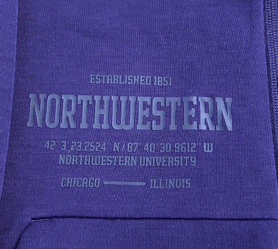 Kyric McGowan Northwestern Football Team Issued Jacket (Size L)