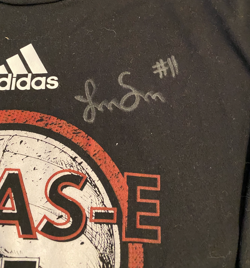 Lexi Sun Nebraska Volleyball SIGNED Player Exclusive "MOAS-E" Practice Shirt (Size LT)