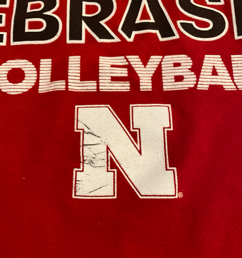Lexi Sun Nebraska Volleyball SIGNED "NEBRASKA VOLLEYBALL" Practice Shirt (Size L)