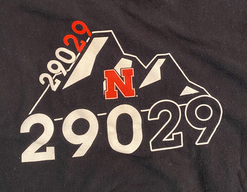 Lexi Sun Nebraska Volleyball SIGNED Player Exclusive "29029" Practice Shirt (Size L)