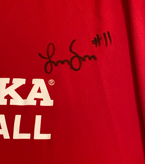 Lexi Sun Nebraska Volleyball SIGNED Pre-Game Long Sleeve Warm-Up Shirt (Size L)