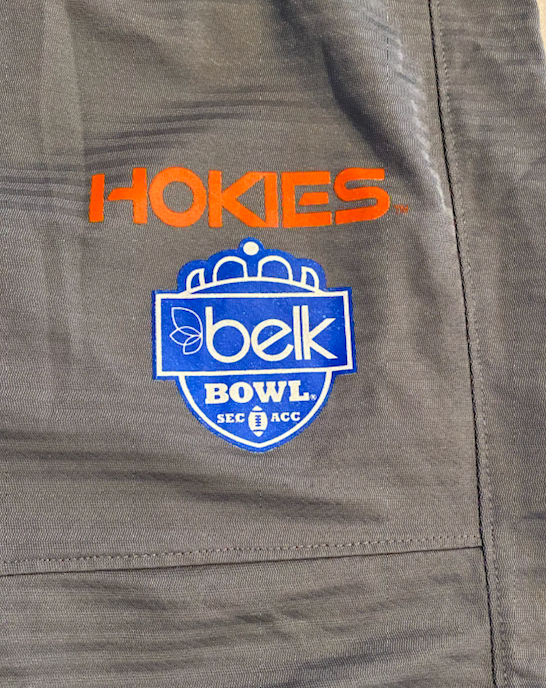 John Parker Romo Virginia Tech Football Exclusive Belk Bowl Shorts (Size L)