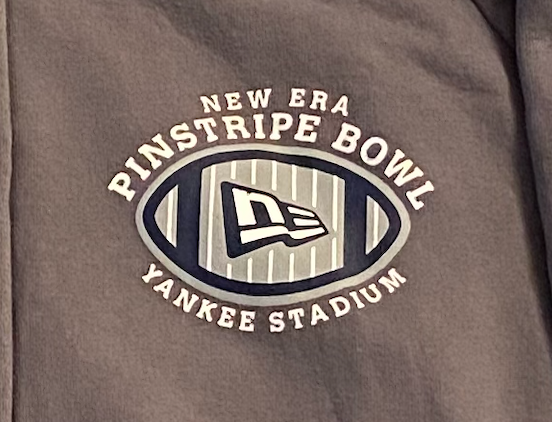 John Parker Romo Virginia Tech Football Exclusive Yankee Stadium Pinstripe Bowl Jacket (Size L)