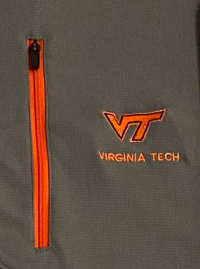 John Parker Romo Virginia Tech Football Team Issued Quarter-Zip Pullover (Size 2XL)