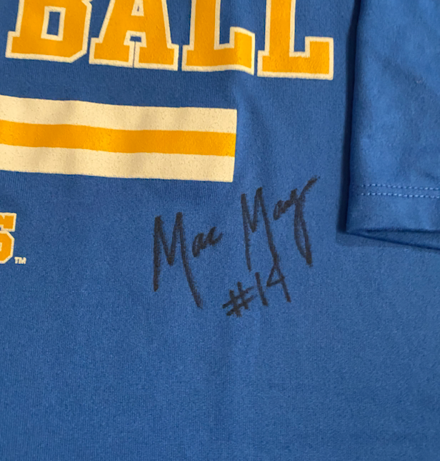 Mac May UCLA Volleyball SIGNED Practice Shirt (Size L)