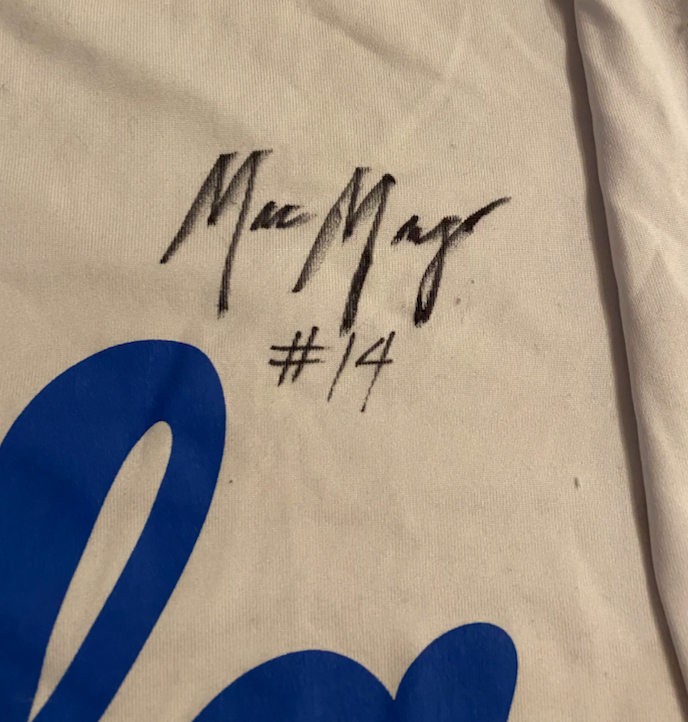 Mac May UCLA Volleyball SIGNED Practice Shirt (Size M)