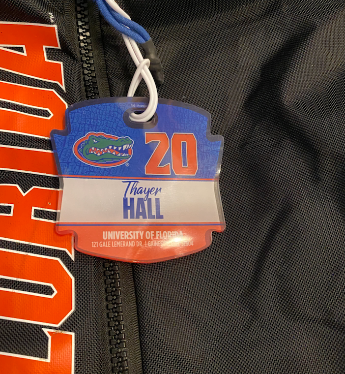 Thayer Hall Florida Volleyball Exclusive Backpack with Travel Tag
