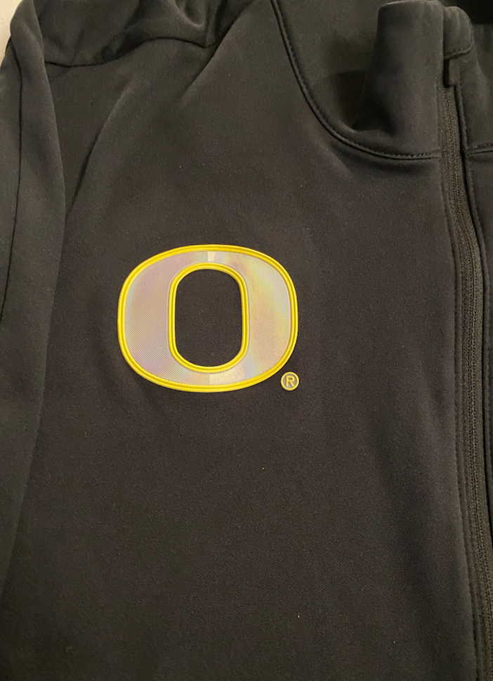 Nate Heaukulani Oregon Football Exclusive Jacket with Raised "O" (Size XL)