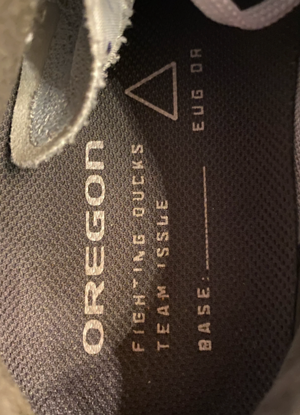 Nate Heaukulani Oregon Football Team Issued Running Shoes (Size 11.5)