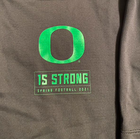 Nate Heaukulani Oregon Football Exclusive Polo Shirt (Size XL)