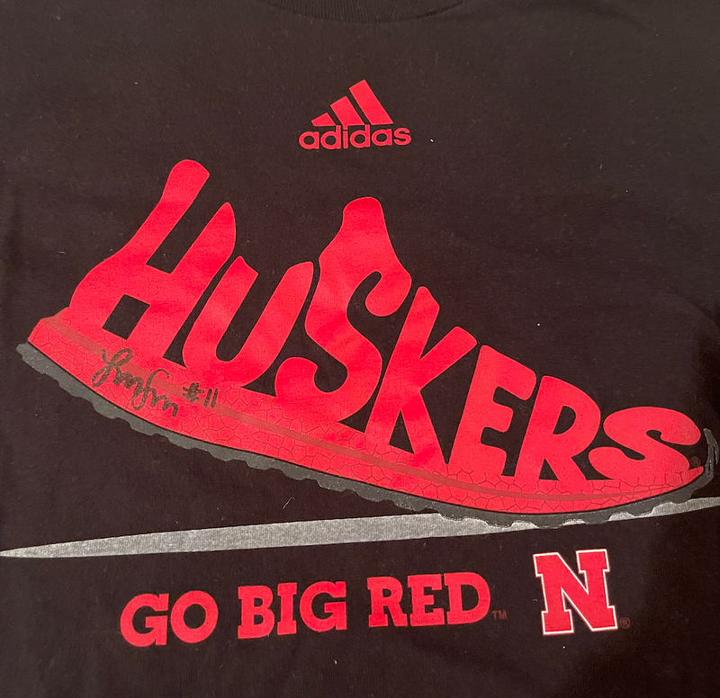 Lexi Sun Nebraska Volleyball SIGNED "HUSKERS" Practice Shirt (Size L)