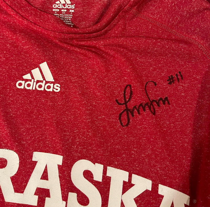 Lexi Sun Nebraska Volleyball SIGNED "NEBRASKA" Practice Shirt (Size S)