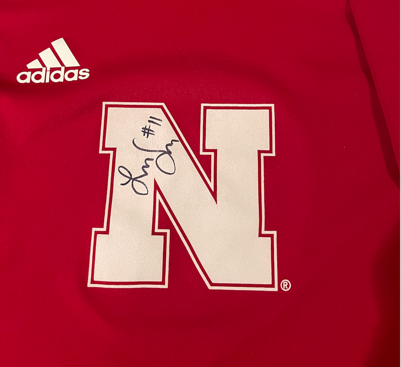Lexi Sun Nebraska Volleyball SIGNED Pre-Game Warm-Up Shirt with NAME ON BACK (Size L)