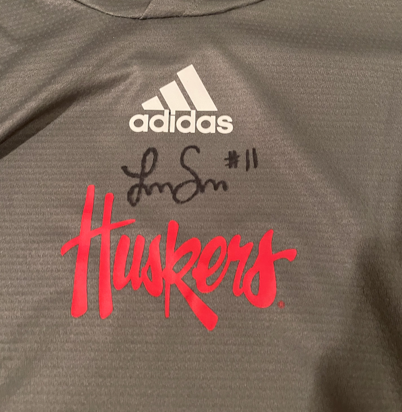 Lexi Sun Nebraska Volleyball SIGNED "HUSKERS" Performance Hoodie (Size XLT)