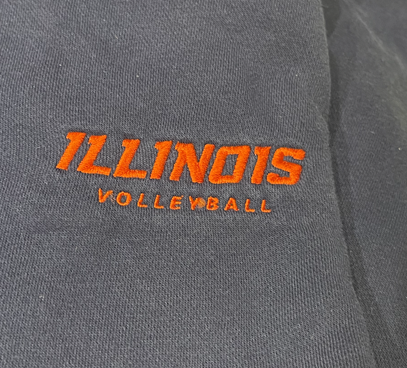Megan Cooney Illinois Volleyball Team Issued Sweatshirt (Size L)