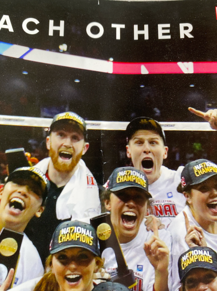 Lauren Stivrins Nebraska Volleyball SIGNED 2017 National Championship Poster