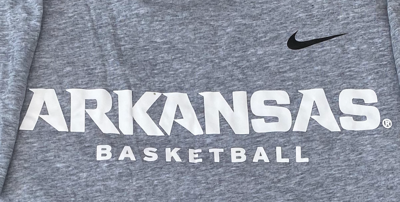 Emeka Obukwelu Arkansas Basketball Team Exclusive "EFFORT ENERGY ENTHUSIASM" Workout Shirt (Size XL)