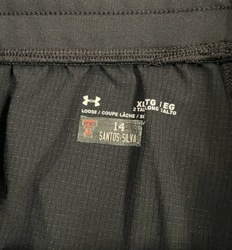 Marcus Santos-Silva Texas Tech Basketball Team Issued Sweatpants with Player Tag (Size XLT)