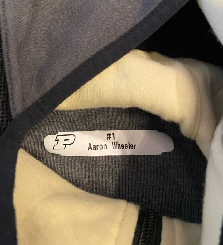 Aaron Wheeler Purdue Basketball Team Issued Travel Jacket (Size LT)