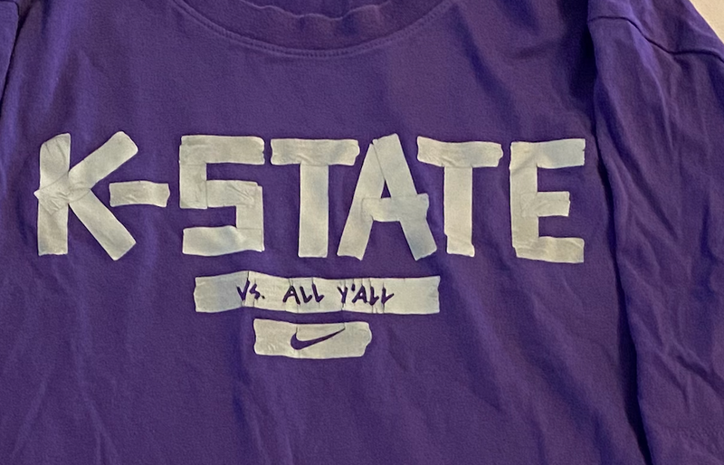Mike McGuirl Kansas State Basketball Team Issued "K-STATE VS. ALL Y&