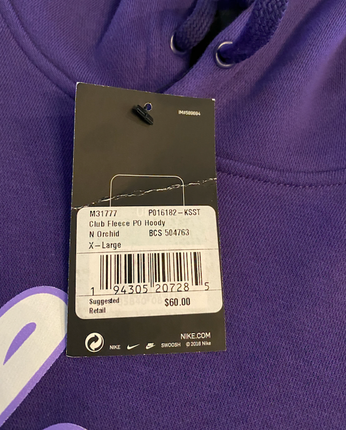 Mike McGuirl Kansas State Basketball Team Issued Sweatshirt (Size XL) - New with Tags